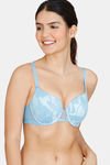 Zivame Sunset Mimosa Push-Up Wired Medium Coverage Bra - Alaskan Blue — thumbnail 1
